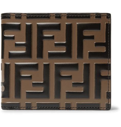 fendi brown wallet|Fendi men's wallets.